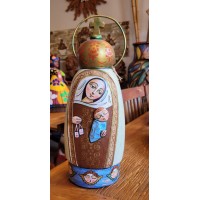  ESCULTURA EM CERÂMICAC/ PINTURA À MÃO 